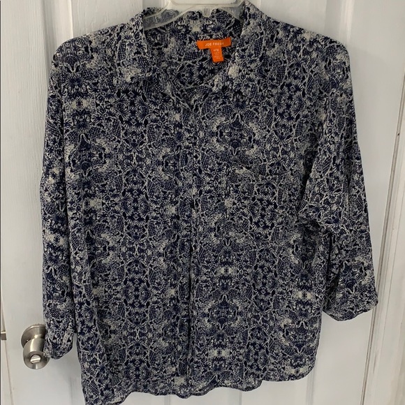 Joe Fresh Paisley Blouse XL - Picture 5 of 5